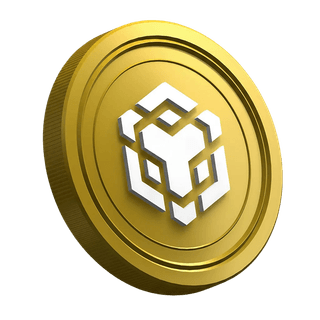 Binance BNB Kryptowährungsmünze auf der Einstiegsseite für Händler, die neu im Handel sind