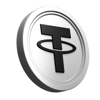 Tether USDT Münze im Vertrauensbereich der Handelsgemeinschaft
